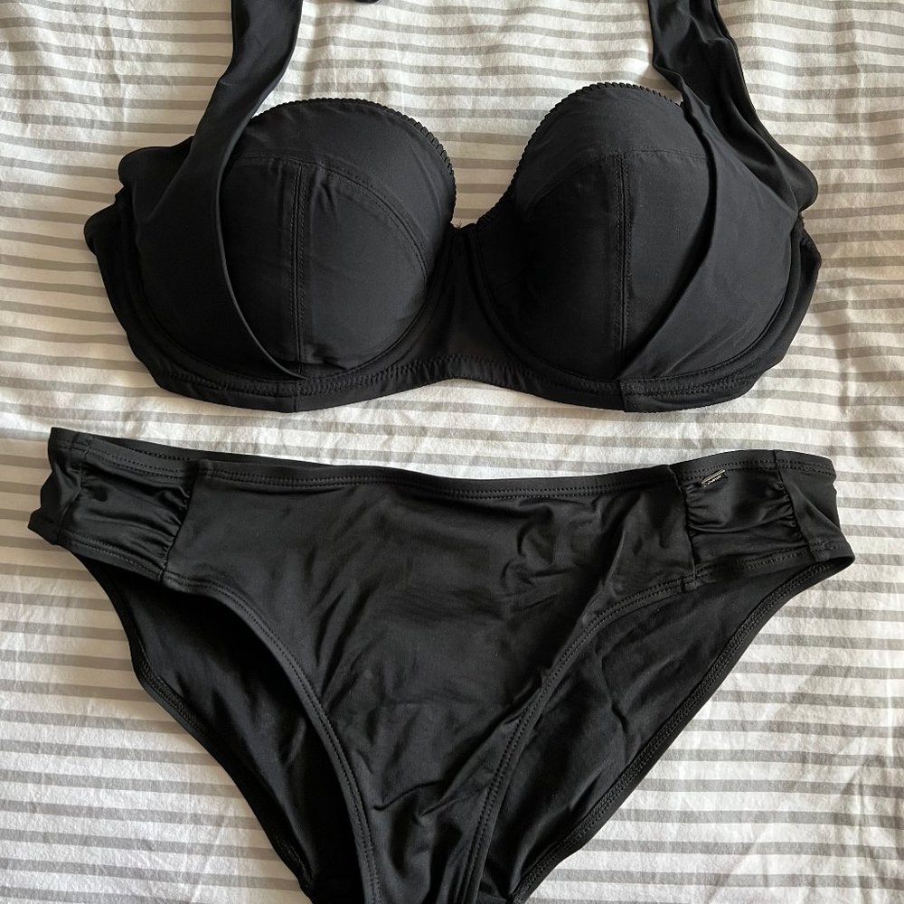 CHANGE Lingerie Swim Padded Underwire Multiway Bikini and Tai Swimsuit 65H 30H